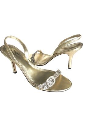 Pelle Moda Gold Sandals